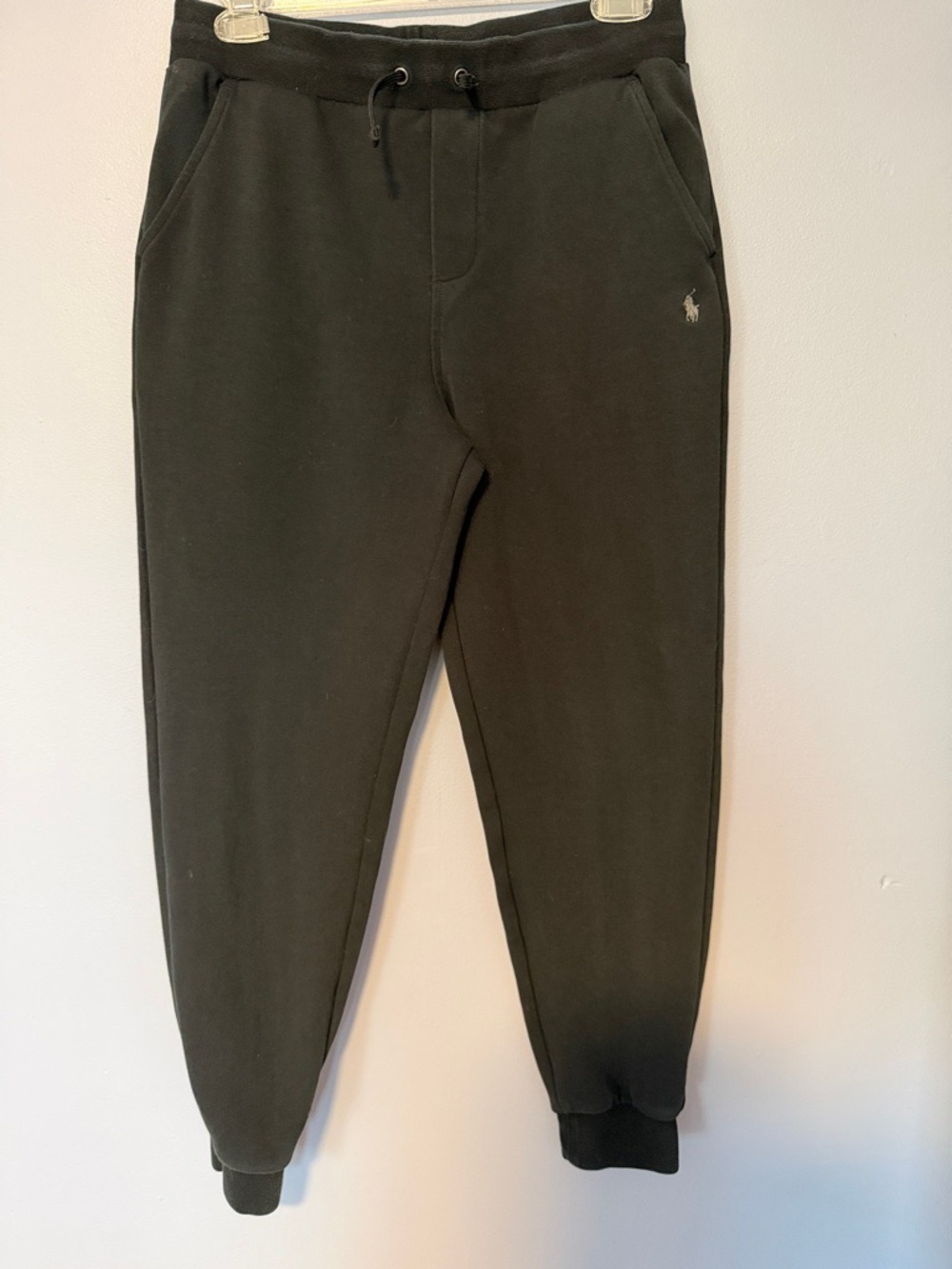 Polo Ralph Lauren Double Knit Jogger Pants black Youth Large 14–16 Athletic
